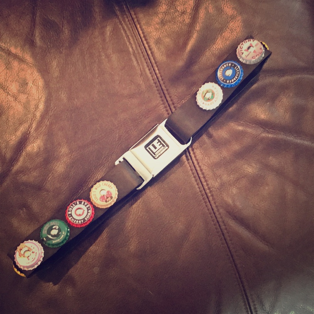 Bottle cap belt